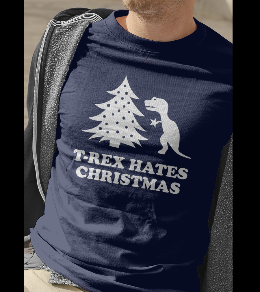 T-Rex Hates Christmas T-Shirt