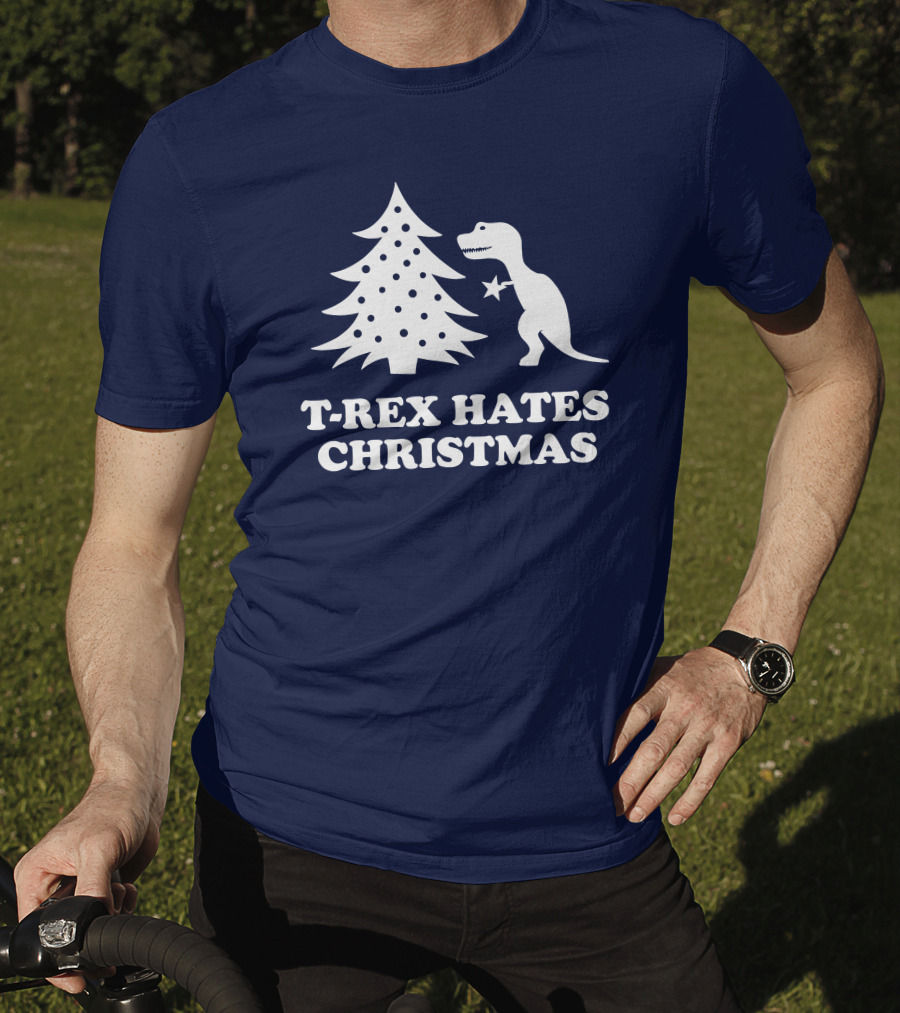 T-Rex Hates Christmas T-Shirt