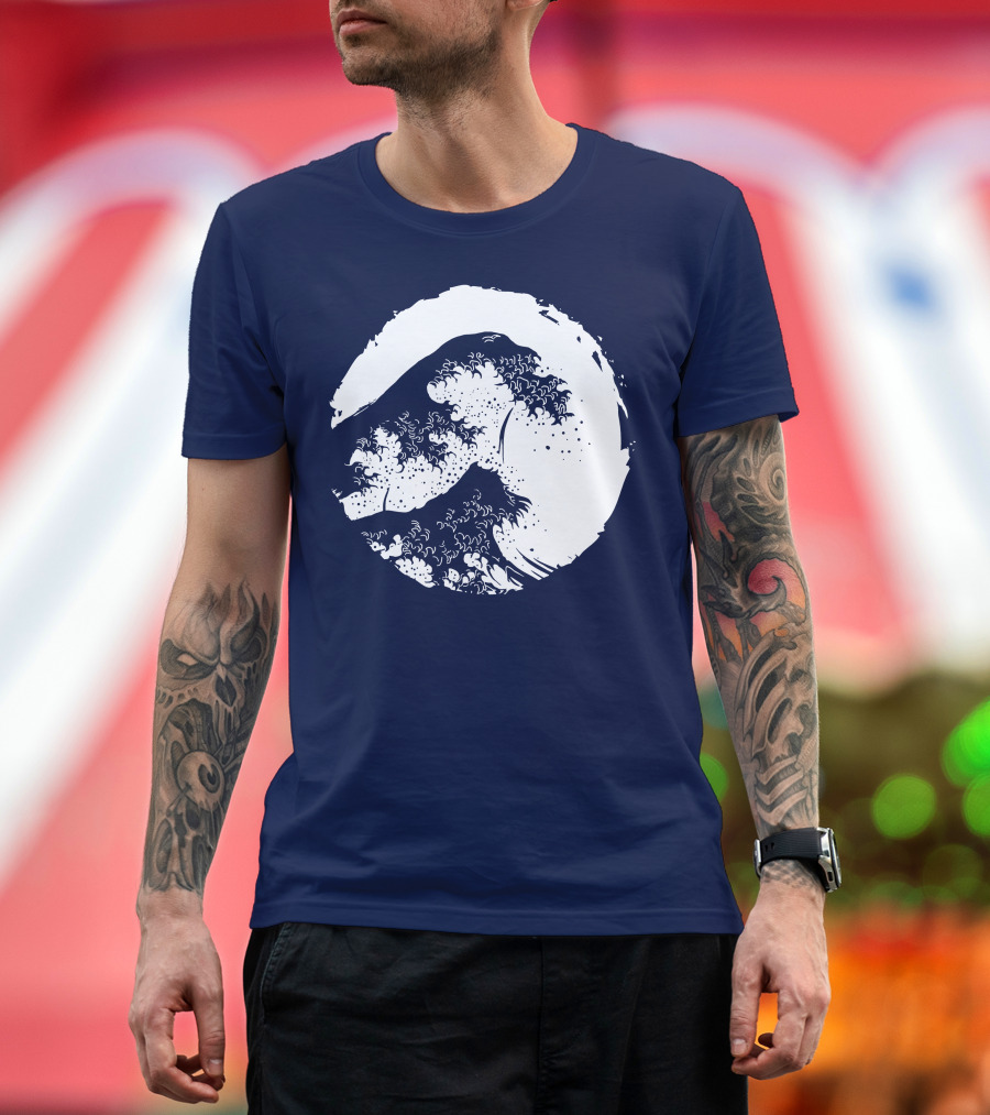 Wave in Japan Iconic Circle T-Shirt