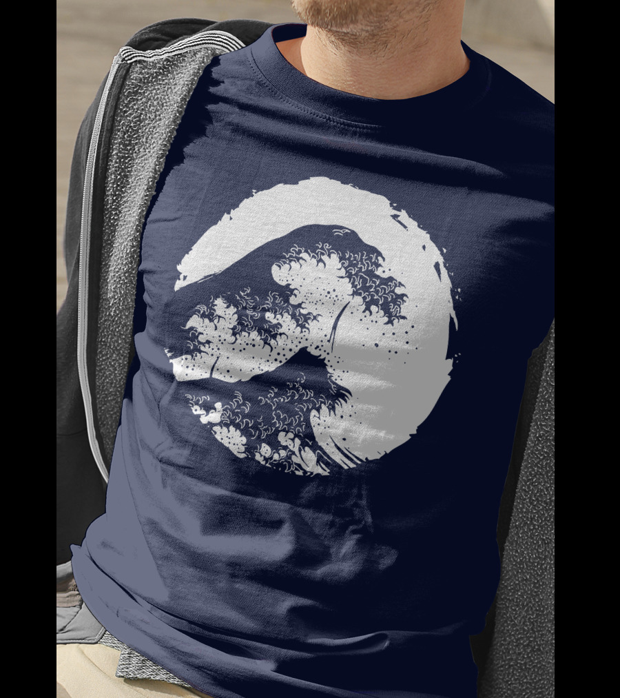 Wave In Japan Iconic Circle T-Shirt