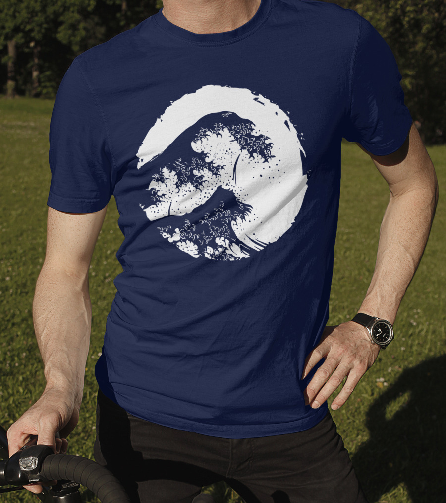 Wave In Japan Iconic Circle T-Shirt