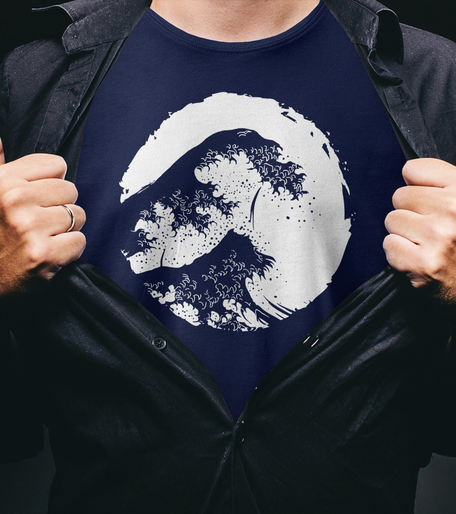 Wave In Japan Iconic Circle T-Shirt