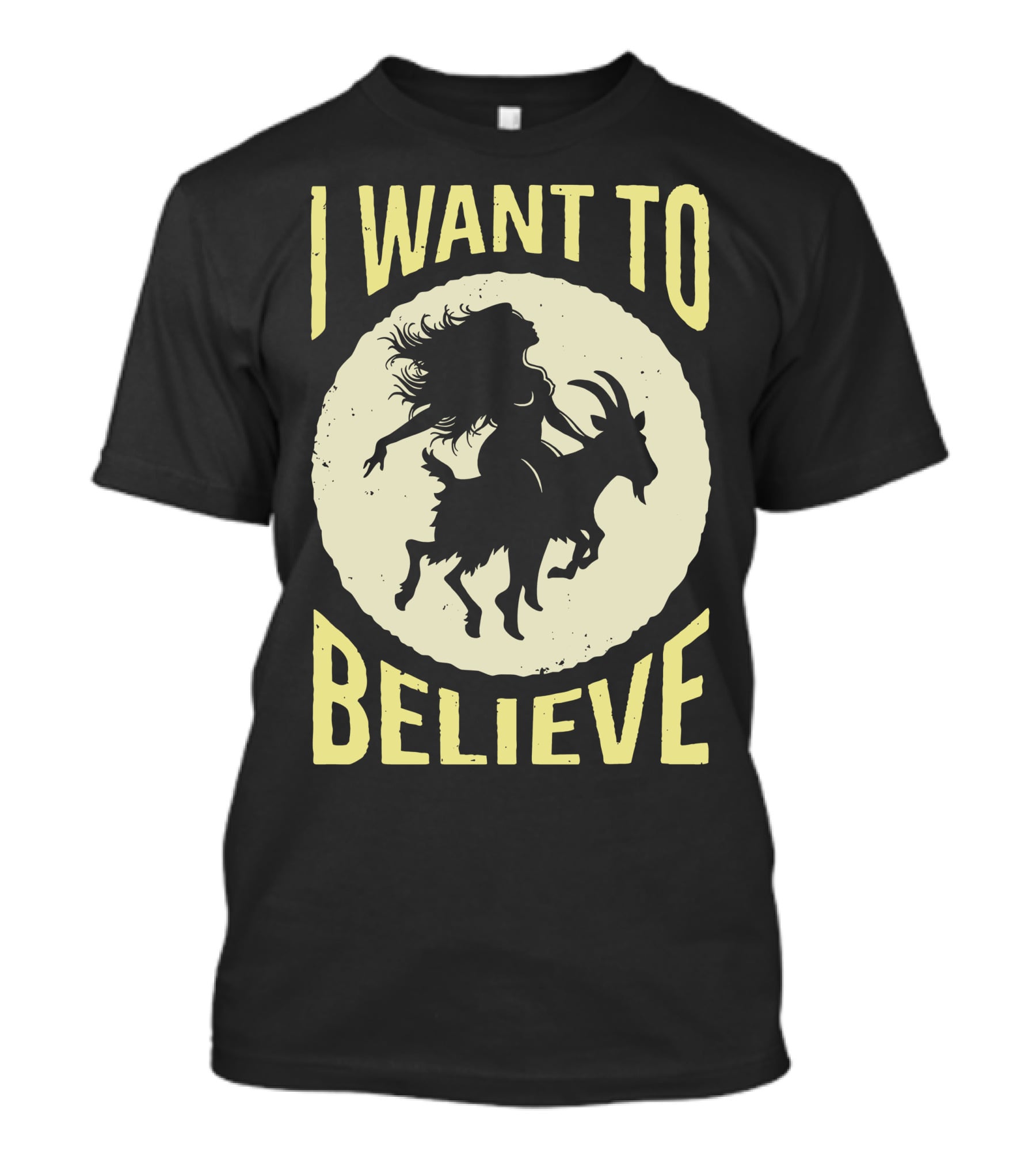 I Want To Believe Witch Goat T-Shirt
