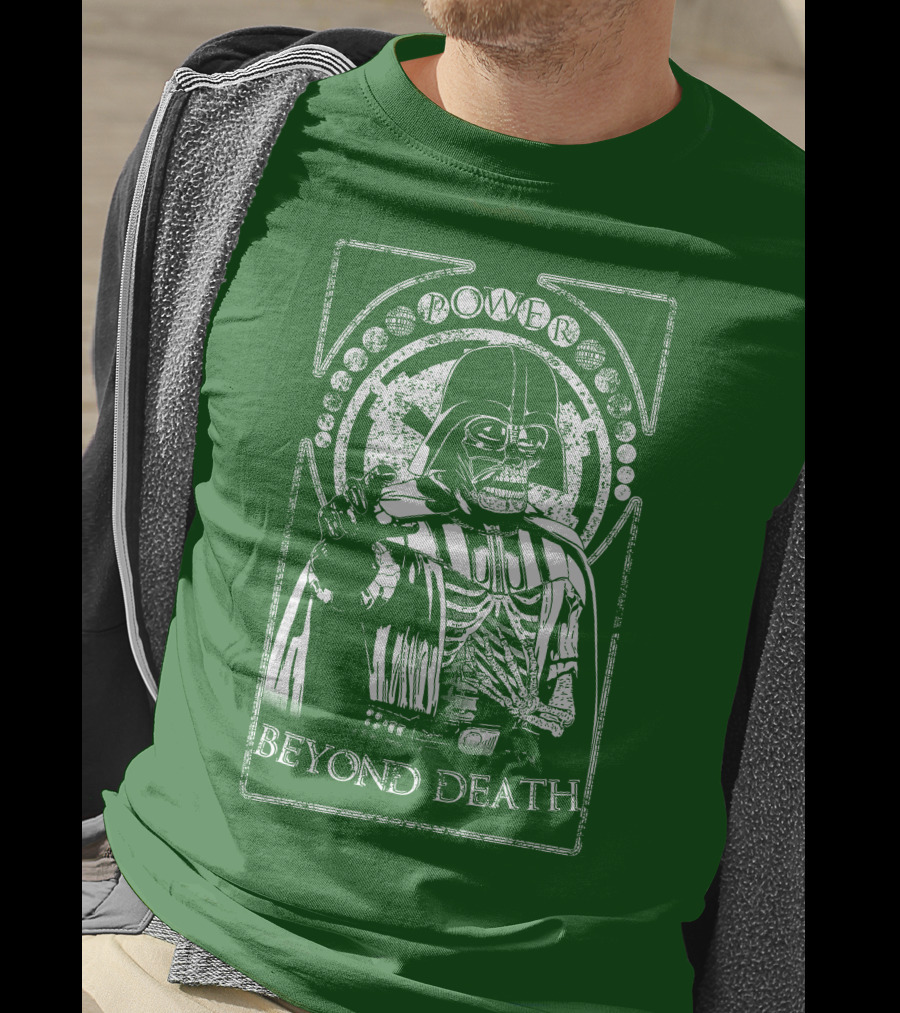 Power Beyond Death Darth Vader Skeleton Vintage T-Shirt