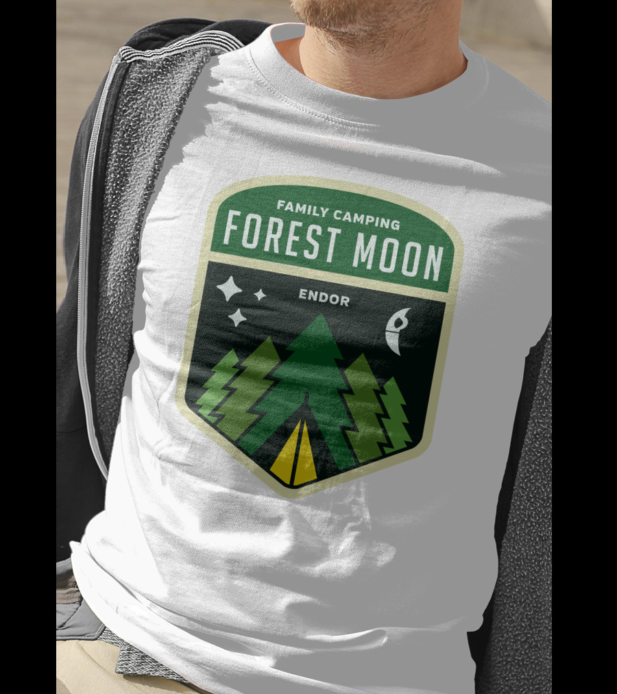 Family Camping Forest Moon Endor T-Shirt