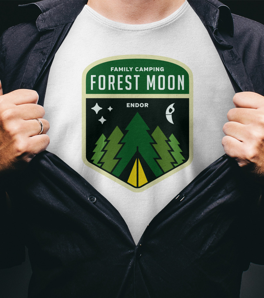 Family Camping Forest Moon Endor T-Shirt