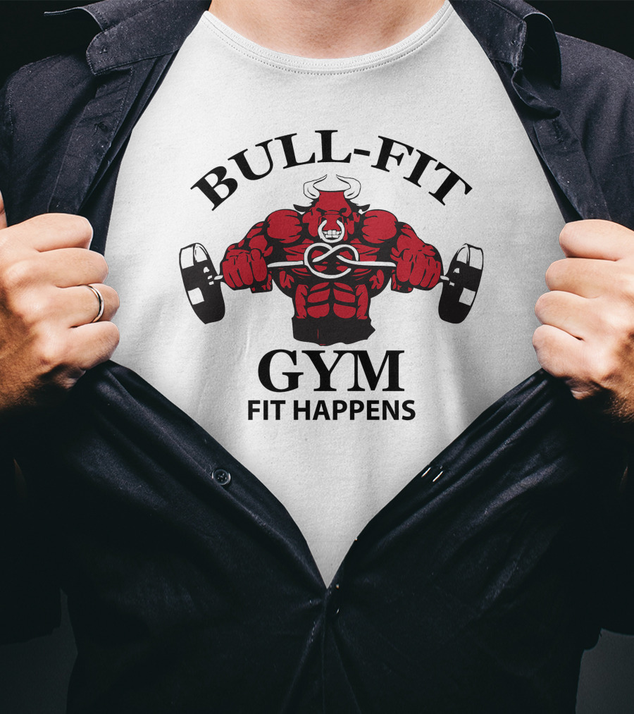 Bull-Fit Gym Fit Happens T-Shirt