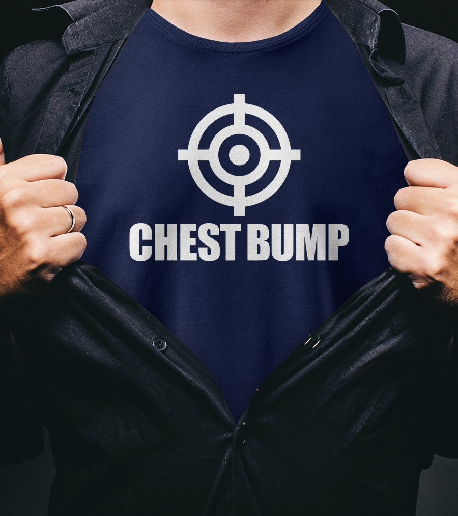 Chess Bump Target Icon With Center Aim T-Shirt