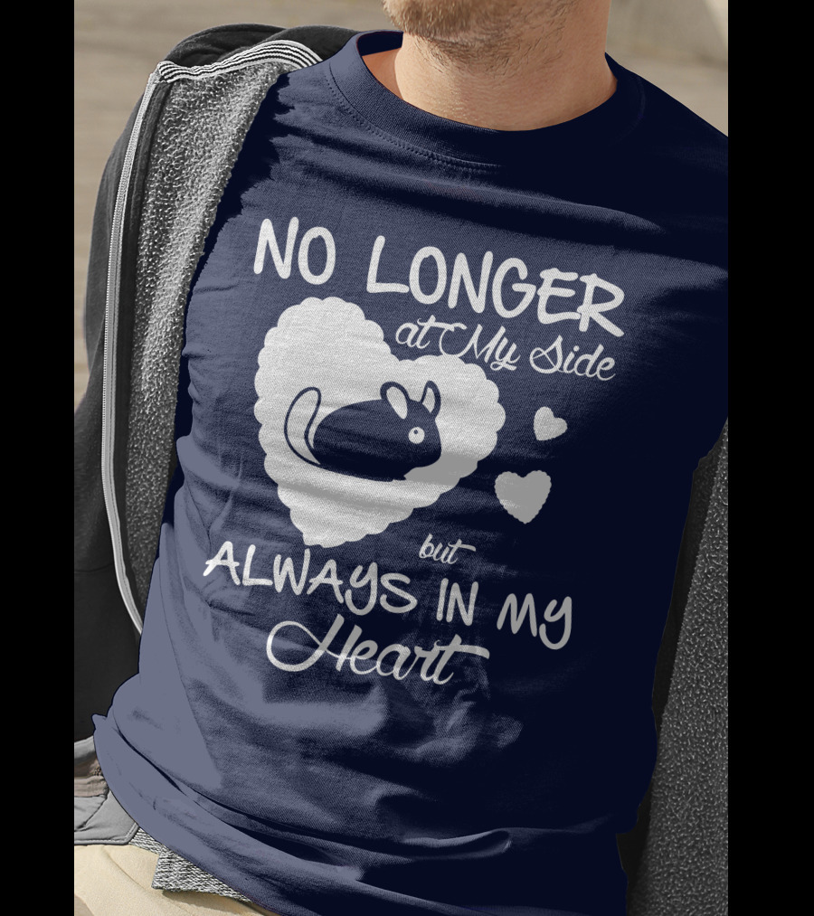 No Longer At My Side But Always In My Heart Chinchilla Love T-Shirt