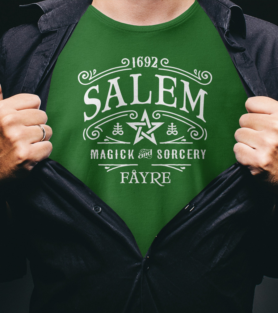 1692 Salem Magick And Sorcery Fayre T-Shirt