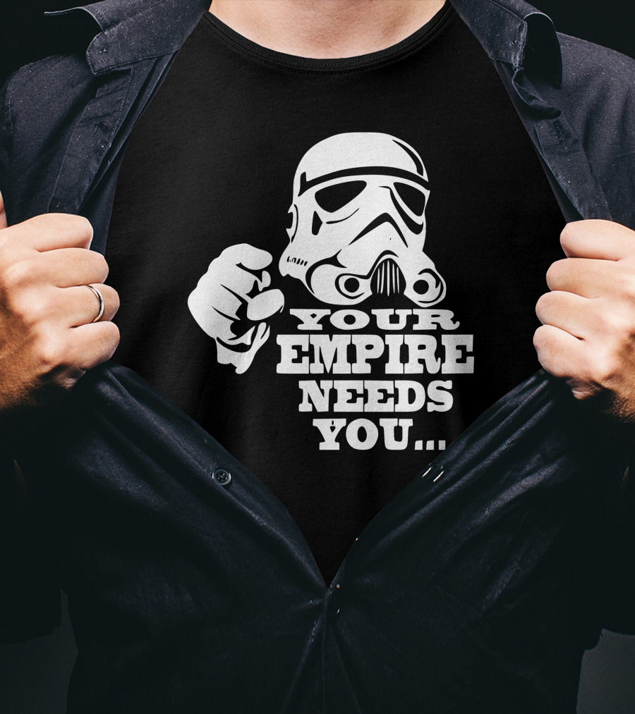 Your Empire Needs You Stormtrooper Recruitment T-Shirt