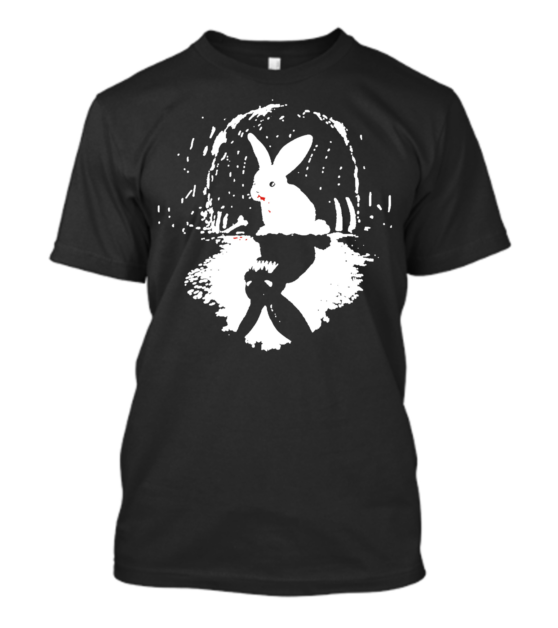 RABBIT HORRIBLE Reflection In Dark Cave T-Shirt