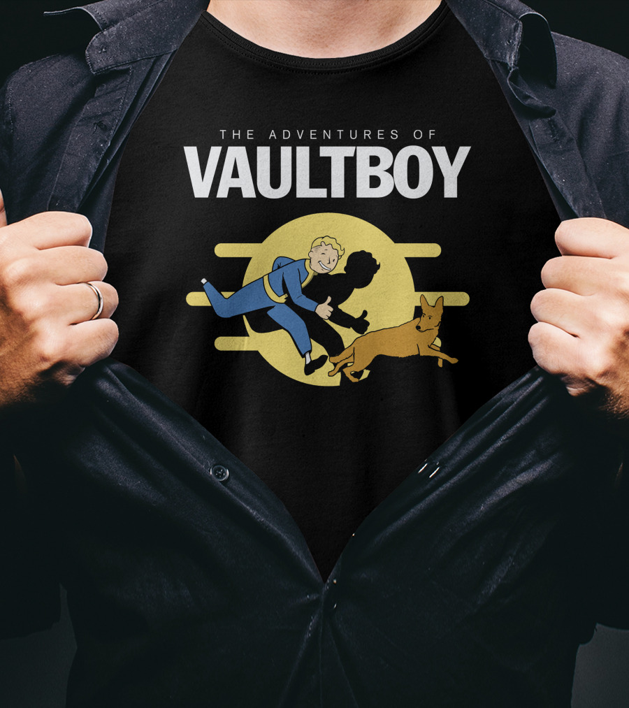 The Adventures Of Vault Boy And His Dog T-Shirt