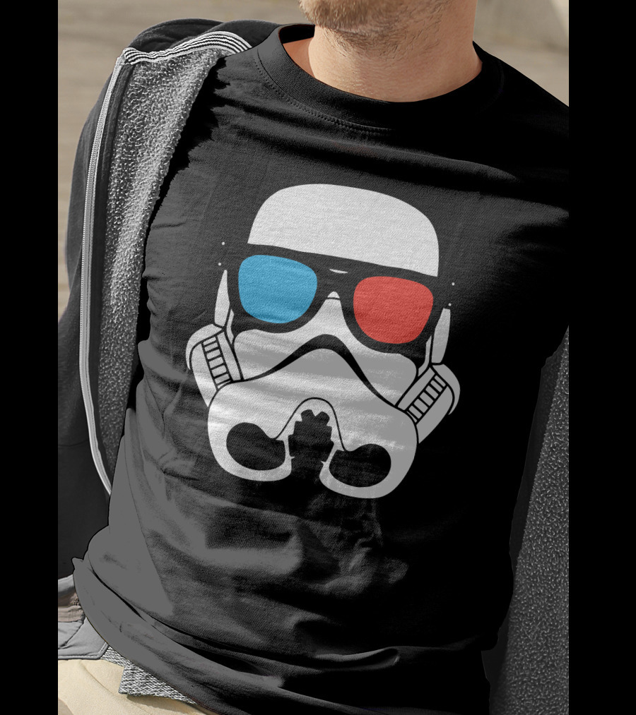 Cool Trooper 3D Glasses Stormtrooper T-Shirt