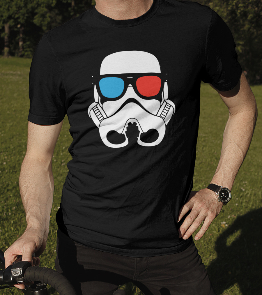Cool Trooper 3D Glasses Stormtrooper T-Shirt