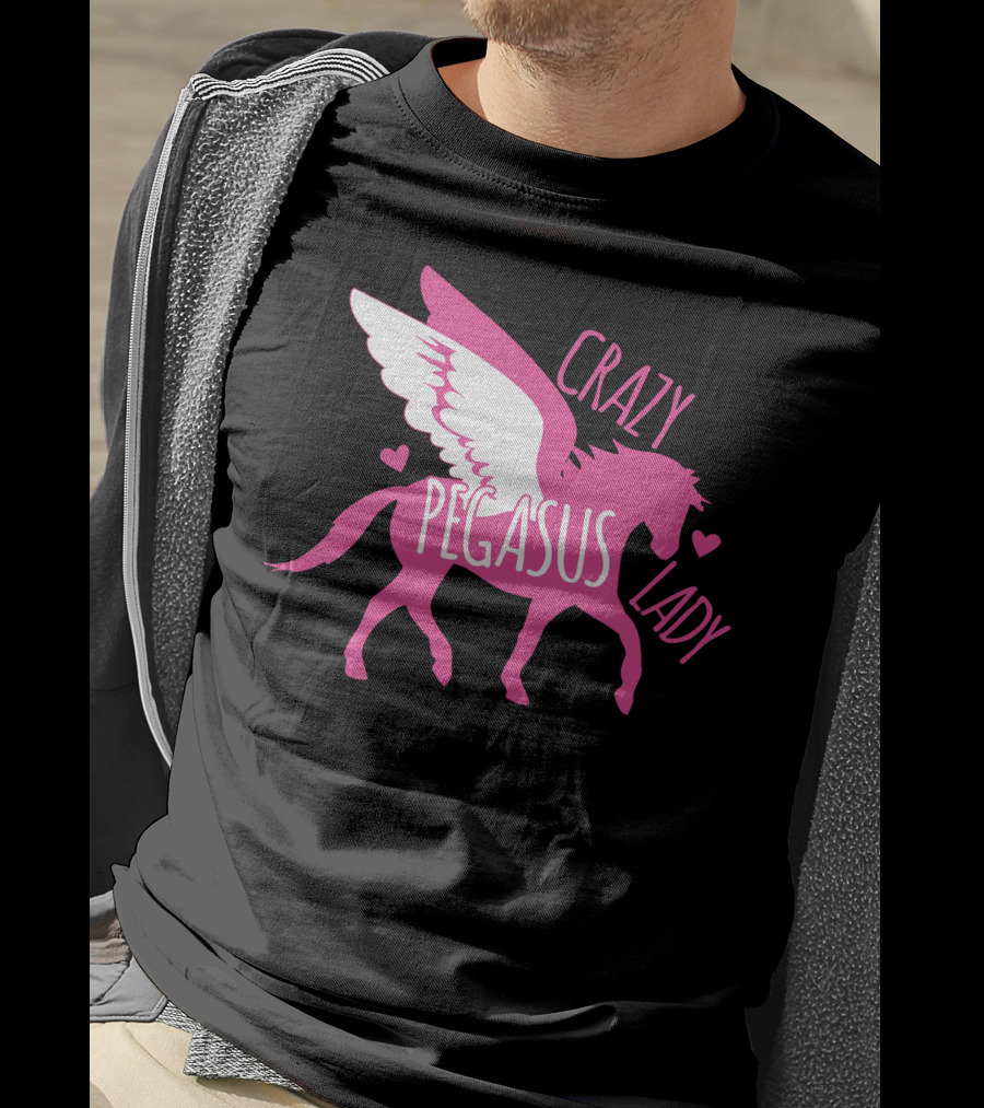 CRAZY PEGASUS LADY T-Shirt