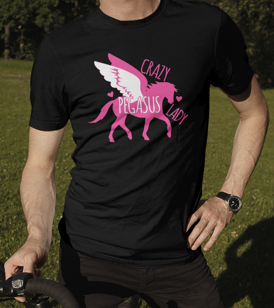 CRAZY PEGASUS LADY T-Shirt