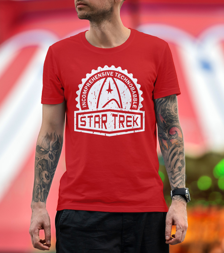 INCOMPREHENSIVE TECHNOBABBLE CREST SERIES STAR TREK T-Shirt