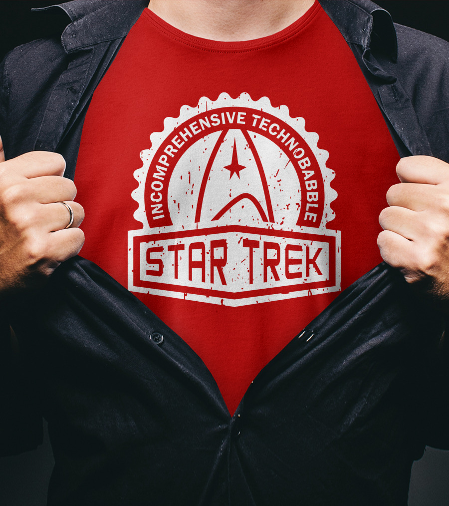 Incomprehensive Technobabble Crest Series Star Trek T-Shirt