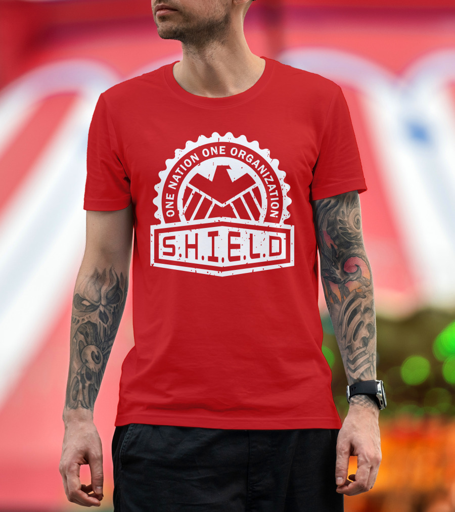 One Nation One Organization S.H.I.E.L.D. Crest Series T-Shirt