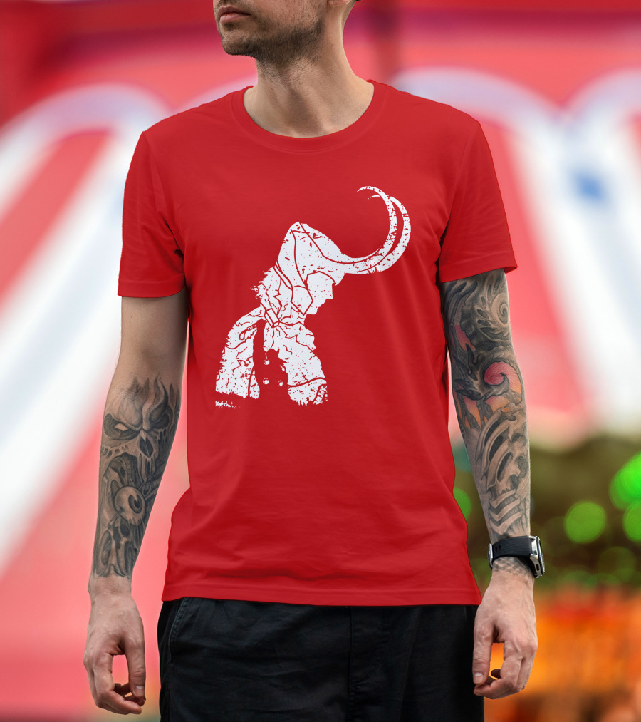Dark Lord Norse God Trickster Horned T-Shirt