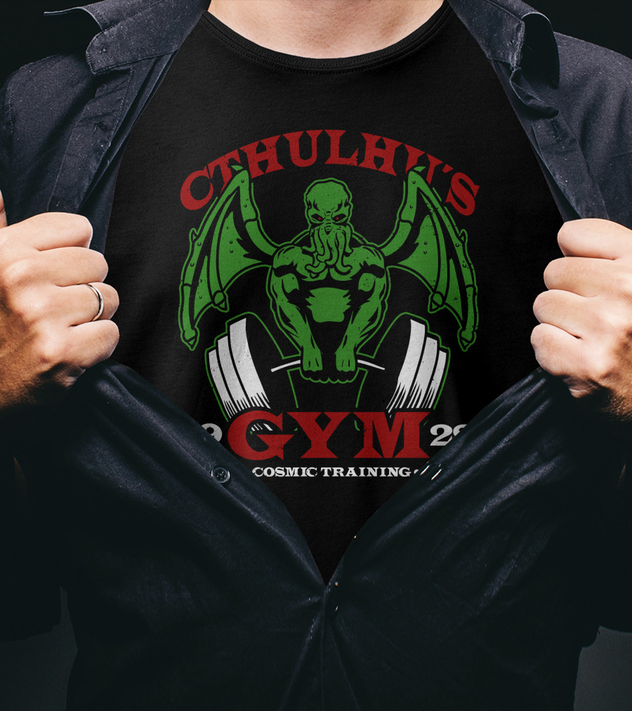 Cthulhu's Gym Cosmic Training 1928 T-Shirt