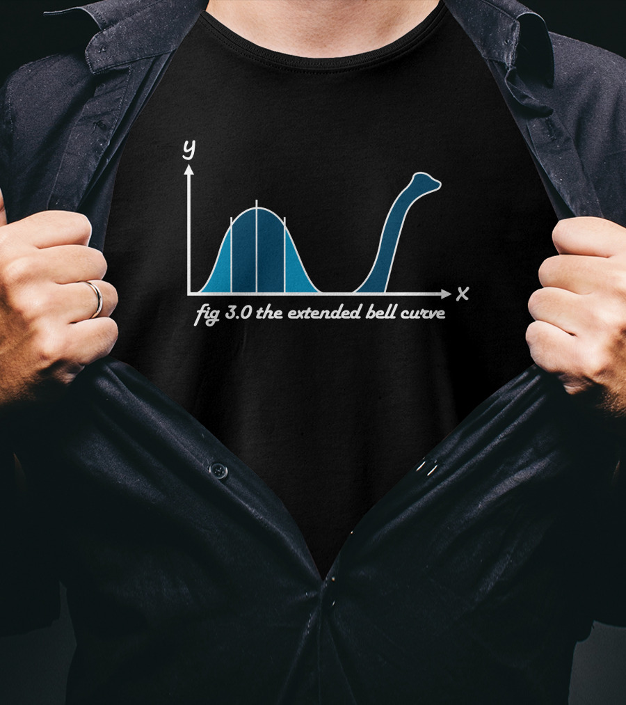Fig 3.0 The Extended Bell Curve T-Shirt