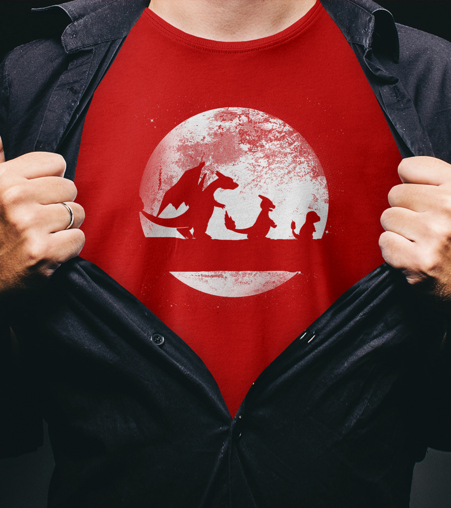 Evolve Pokémon Evolution Moon T-Shirt