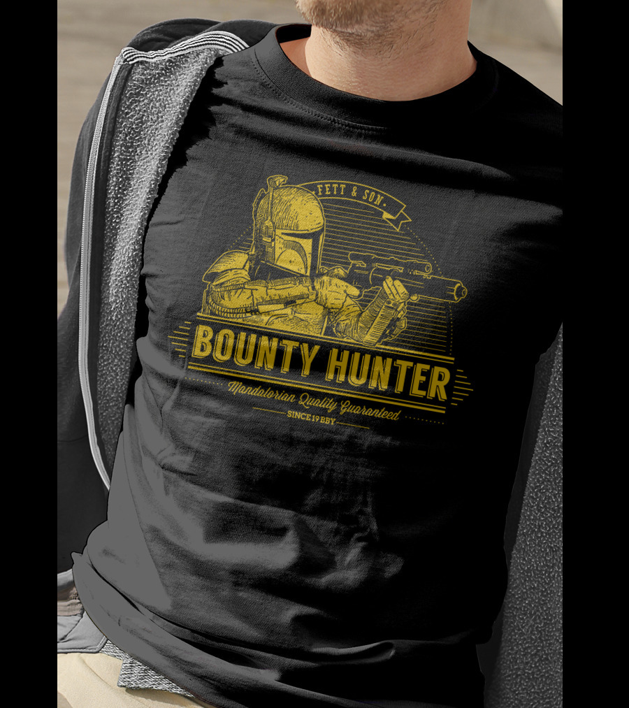 Fett And Son Bounty Hunter Mandalorian Quality Guaranteed Since 1987 T-Shirt