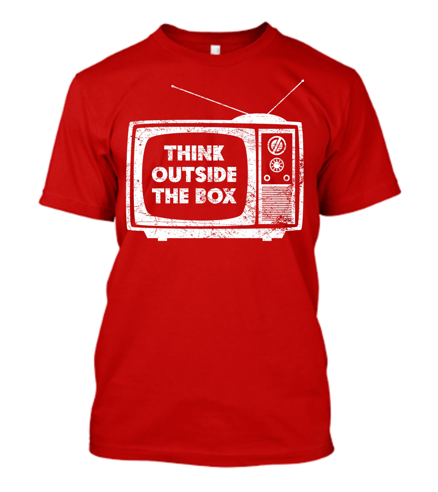 Think Outside The Box Retro Television Concept T-Shirt