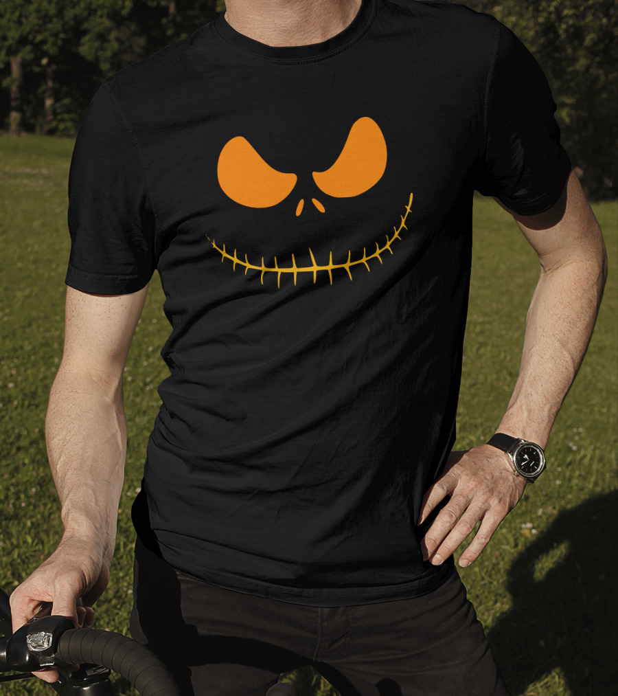 Halloween Smile Jack O'Lantern Face T-Shirt