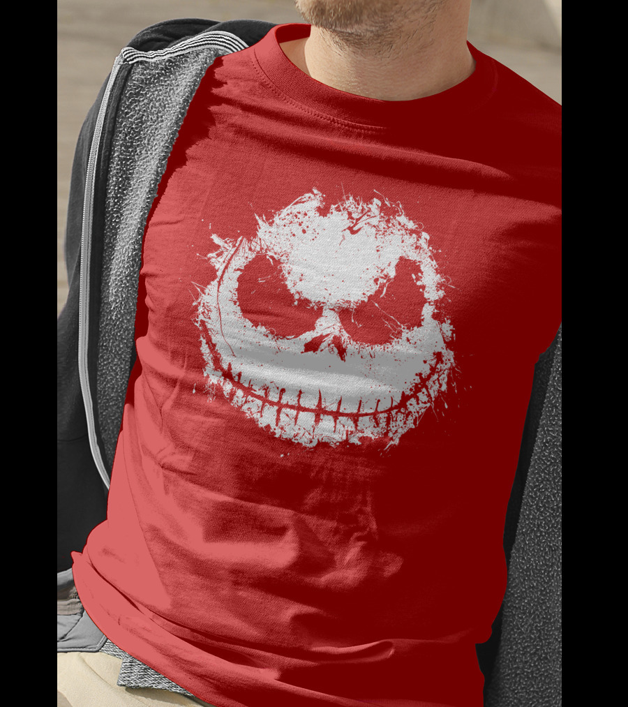 Ink Nightmare Grinning Skull T-Shirt