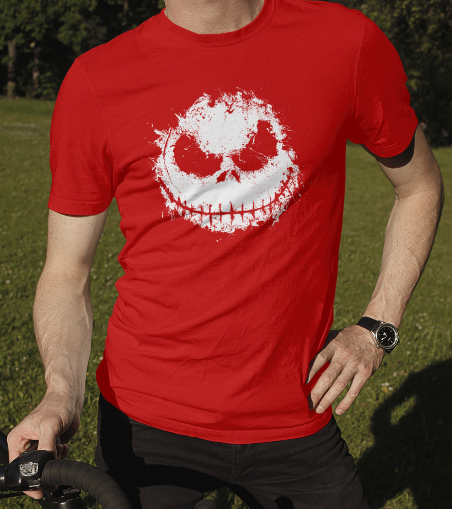 Ink Nightmare Grinning Skull T-Shirt