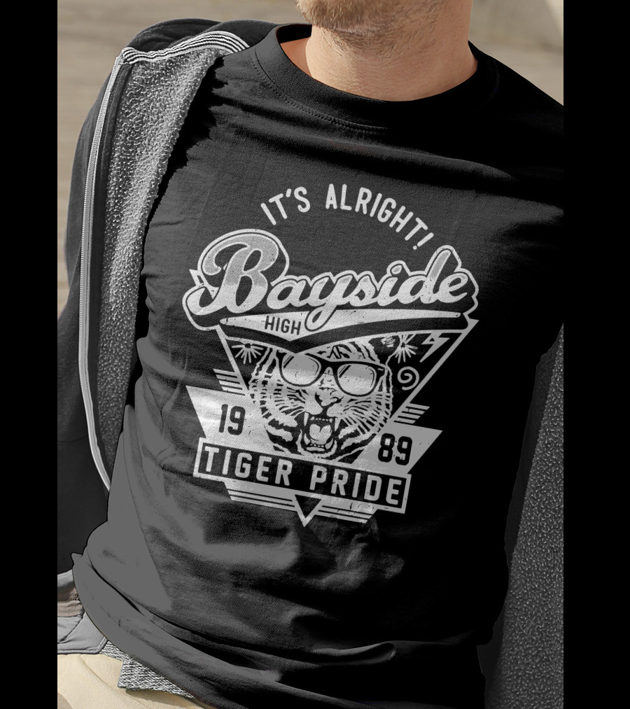 It's Alright Bayside High 1989 Tiger Pride T-Shirt