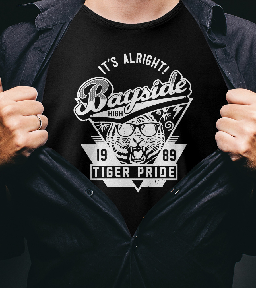 It's Alright Bayside High 1989 Tiger Pride T-Shirt