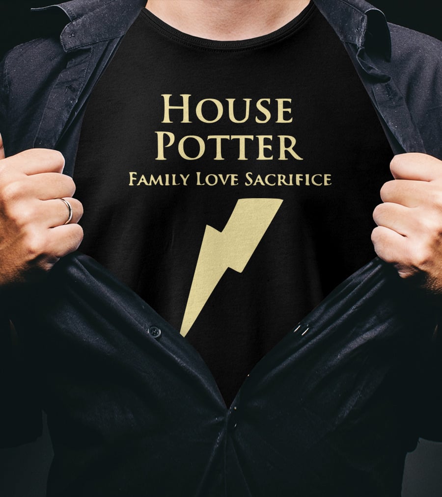 House Potter Family Love Sacrifice Lightning T-Shirt