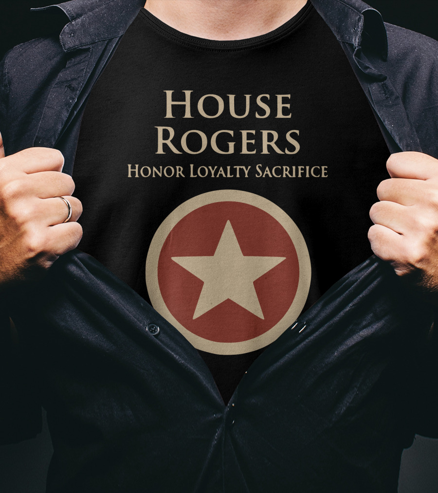 House Rogers Honor Loyalty Sacrifice Star Emblem T-Shirt