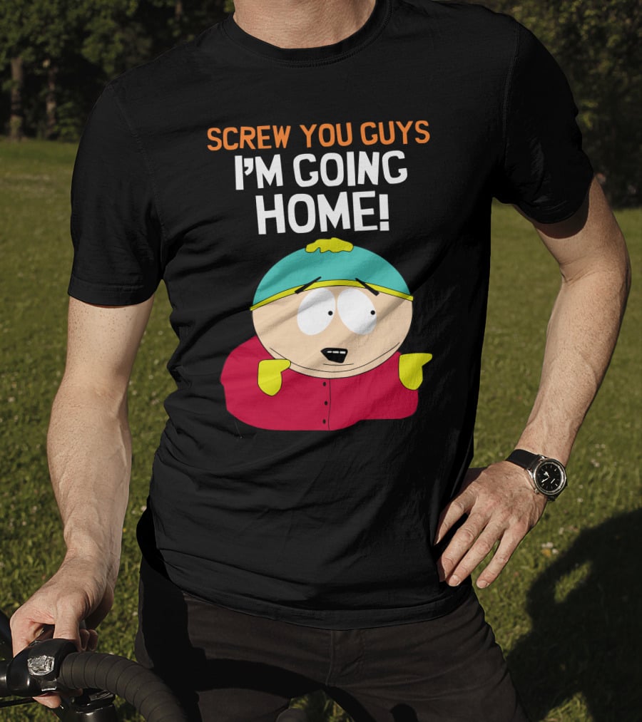 Screw You Guys I'm Going Home South Park Character T-Shirt