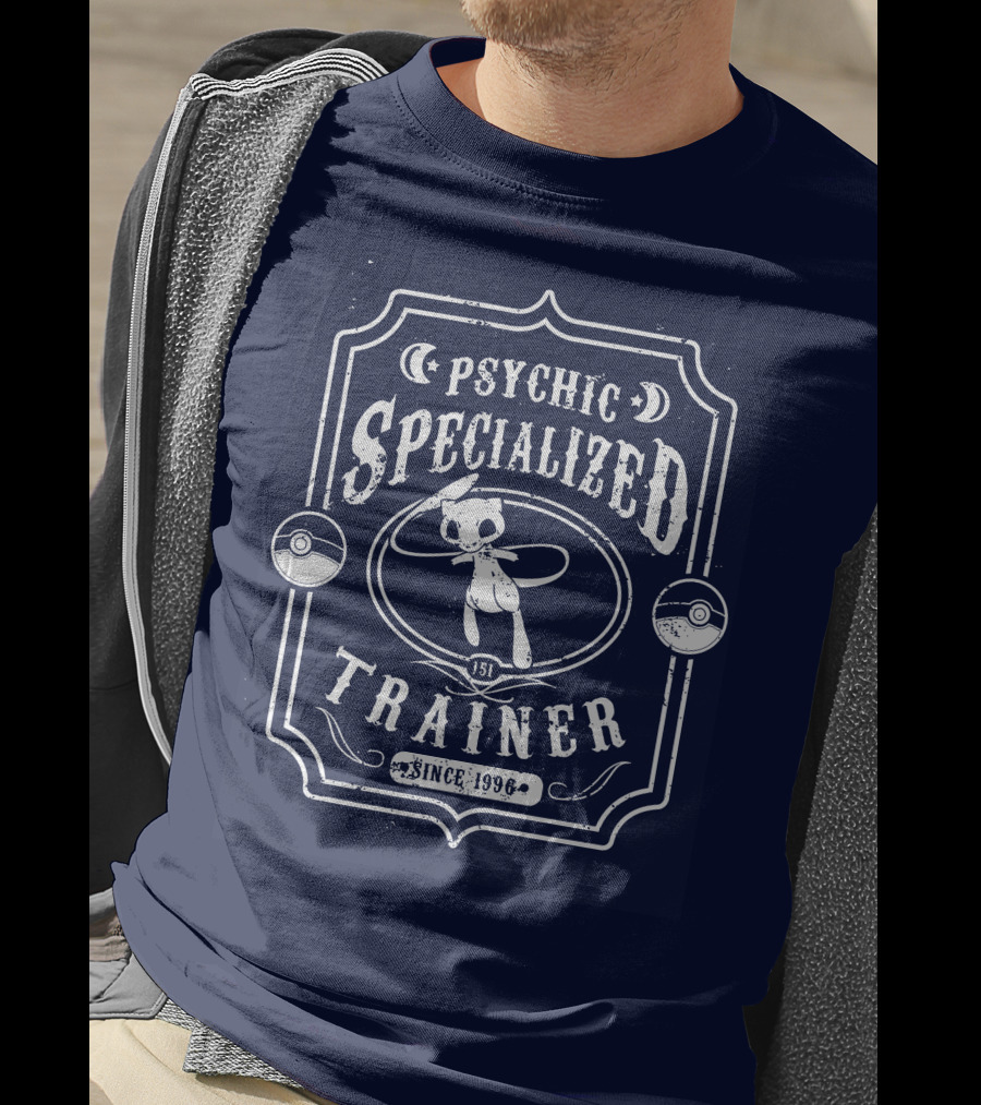Psychic Specialized Trainer Mew Since 1996 T-Shirt