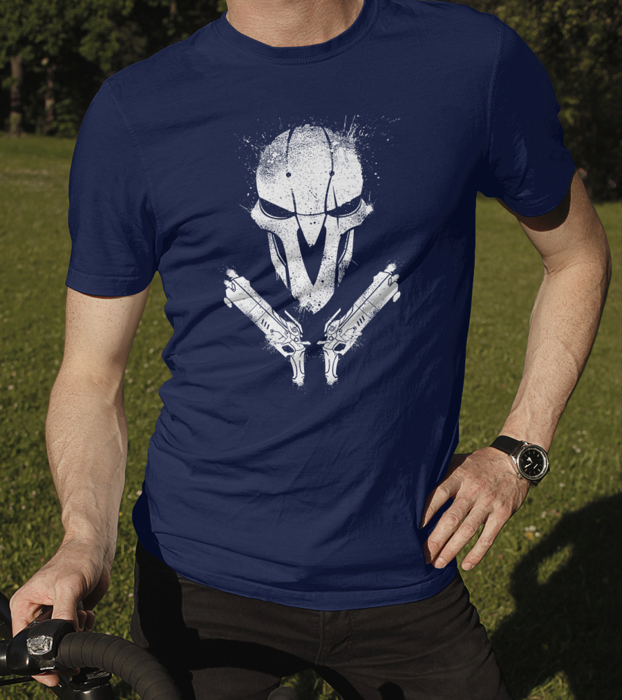 JHIN Reaper Mask With Dual Pistols T-Shirt