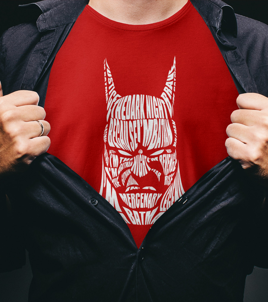 The Dark Knight Rises Batman Legend Mercenary Justice T-Shirt