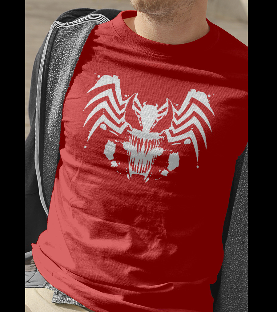 Venom Symbiote Rorschach Style Mask T-Shirt