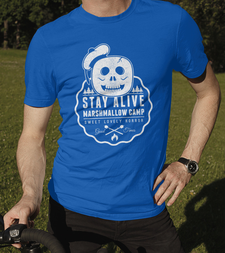 Stay Alive Marshmallow Camp Sweet Lovely Horror Good Times T-Shirt
