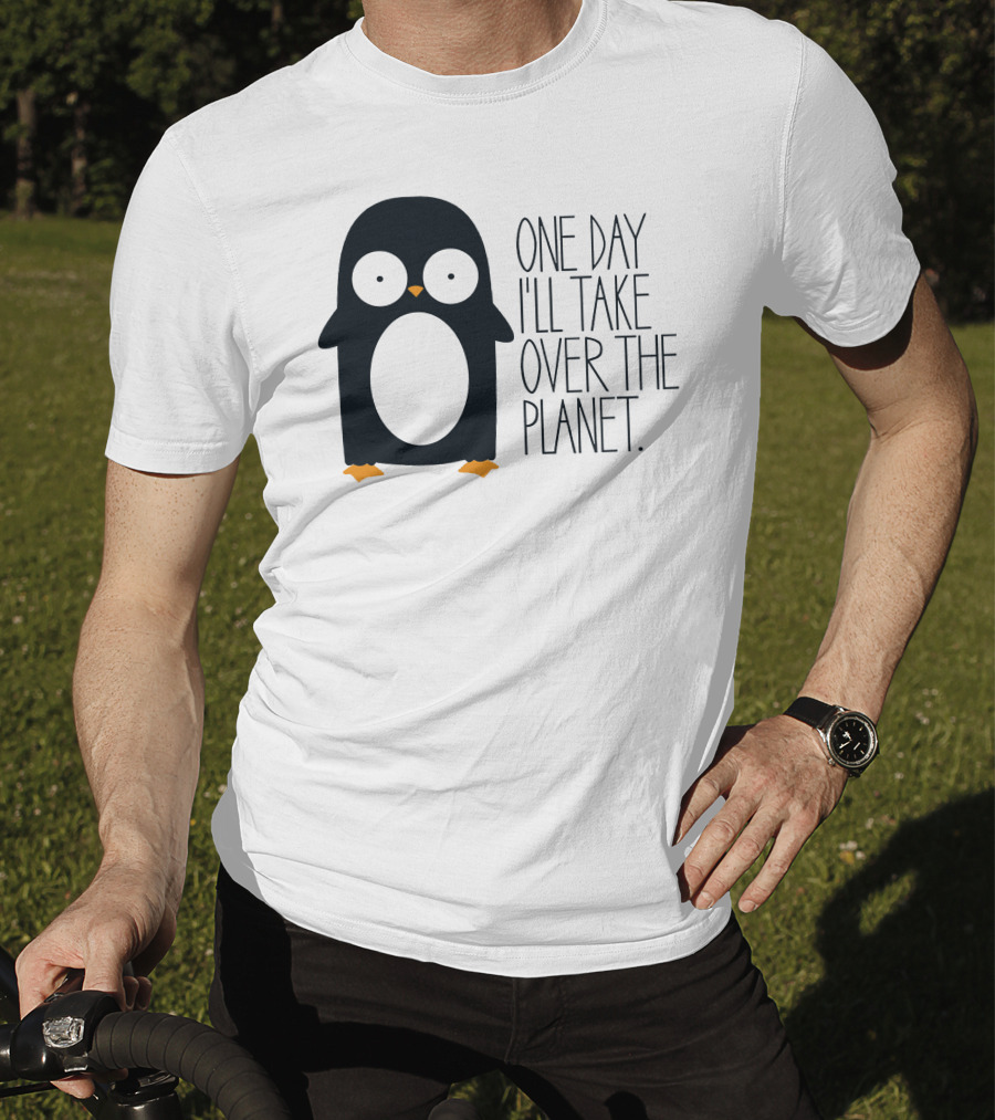 Penguin Baby One Day I'll Take Over The Planet T-Shirt