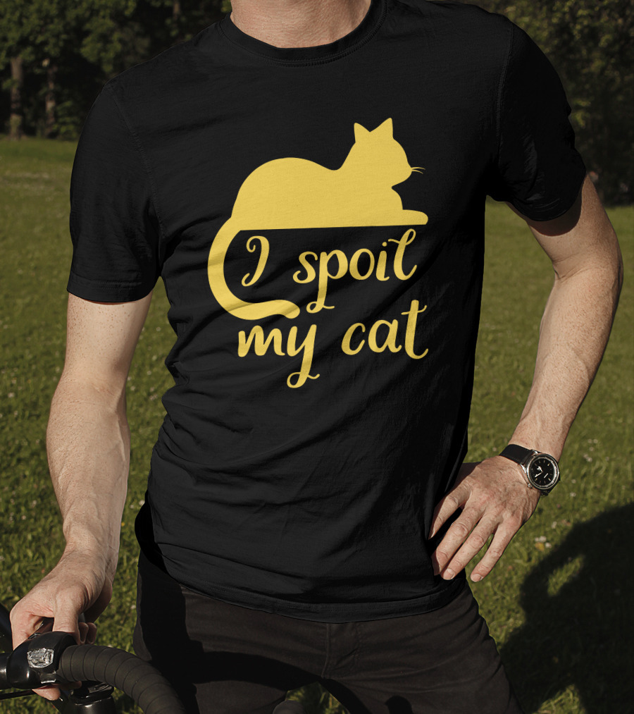 I Spoil My Cat With Yellow Cat T-Shirt