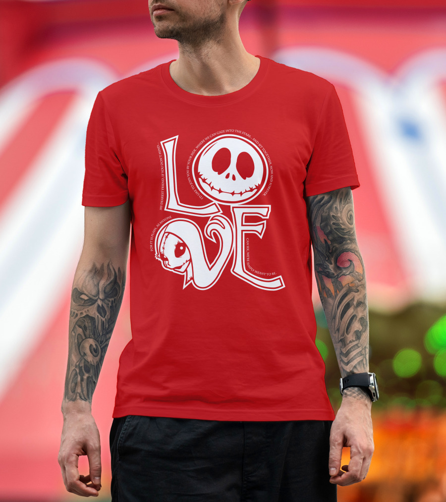Love Is Eternal Nightmare Before Christmas T-Shirt