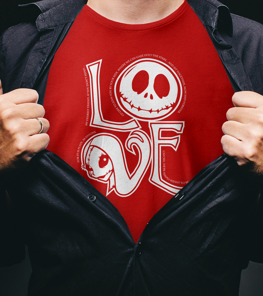 Love Is Eternal Nightmare Before Christmas T-Shirt