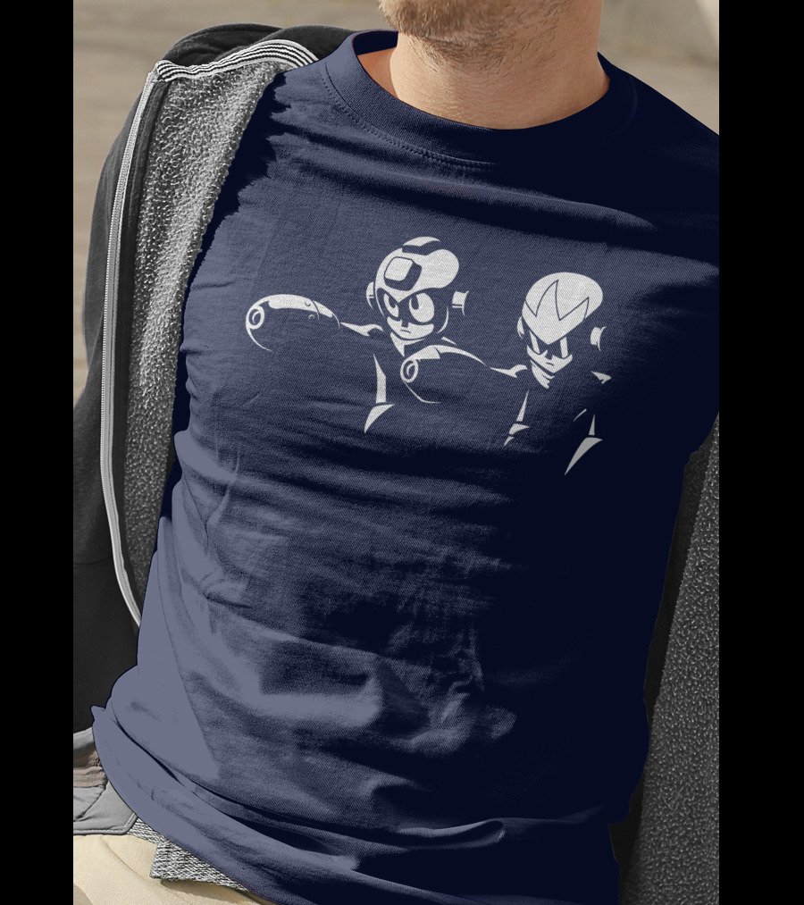 Mega Man Pulp Fiction Crossover T-Shirt