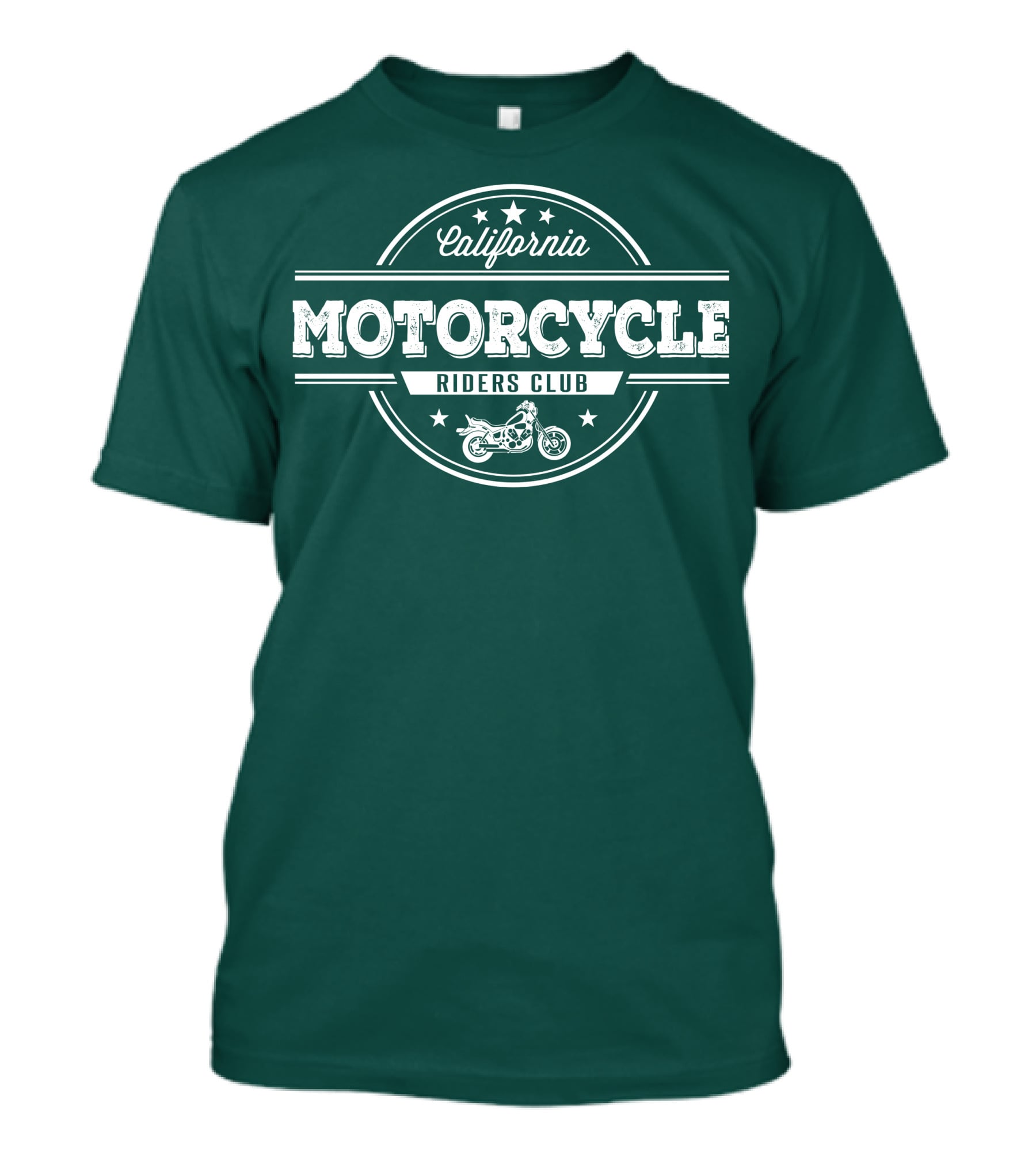 California Motorcycle Riders Club Retro Emblem T-Shirt