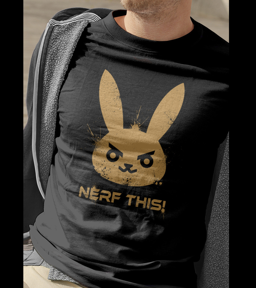 Nerf This Bunny Gaming T-Shirt